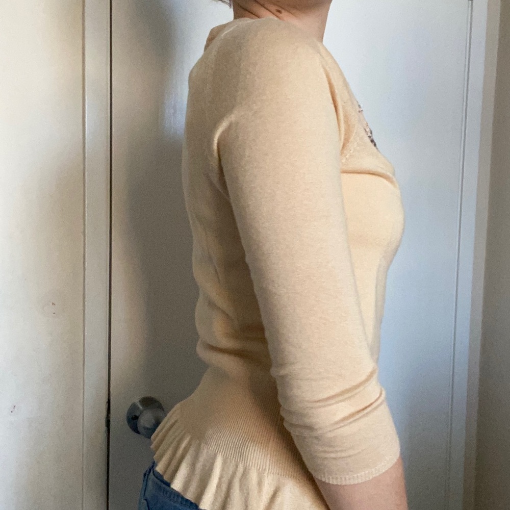 Silk and Cashmere Blend Sweater - Picture 4 of 7